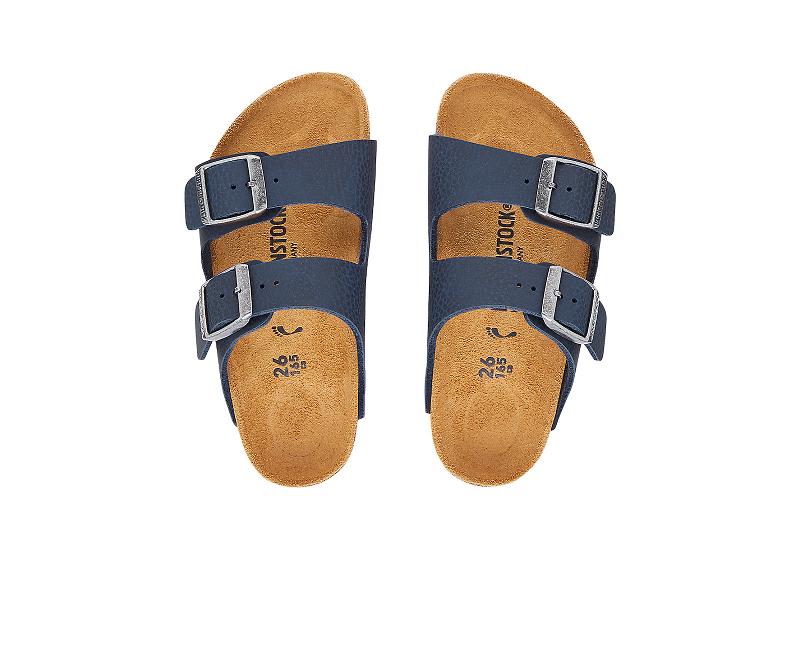 Arizona Birkenstock Birko Flor Narrow Detske Modre | SK 407CTV